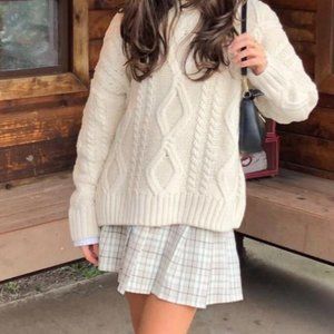 Grey Bandit Plaid Tennis Skirt